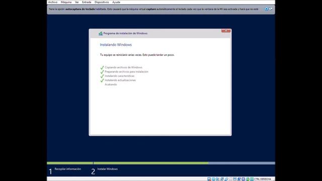 Instalación de Windows Server 2012 Core смотреть онлайн