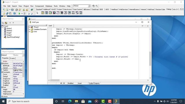 How to create image frame using BitBlt in Delphi 7 смотреть онлайн