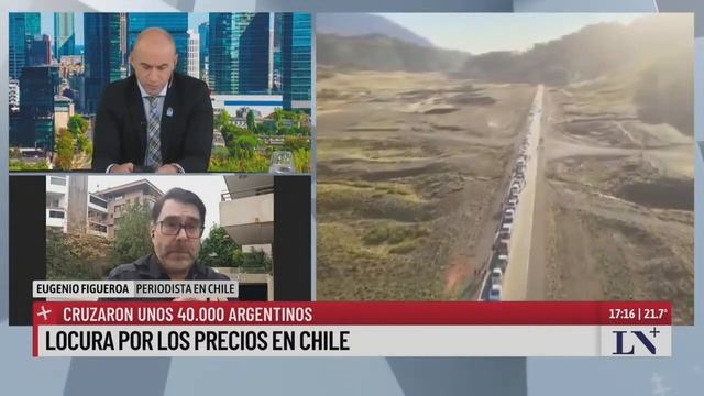 Finde largo: miles de argentinos cruzaron a Chile para hacer compras смотреть онлайн