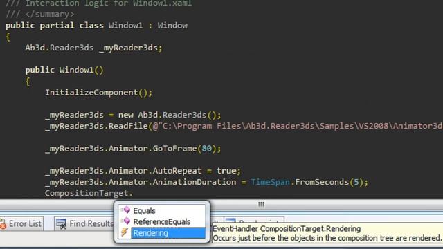 WPF 3D animation sample using Ab3d.Reader3ds смотреть онлайн