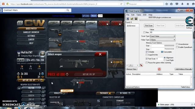 Tutorial - Cheat Engine 6.4 - Contract Wars смотреть онлайн
