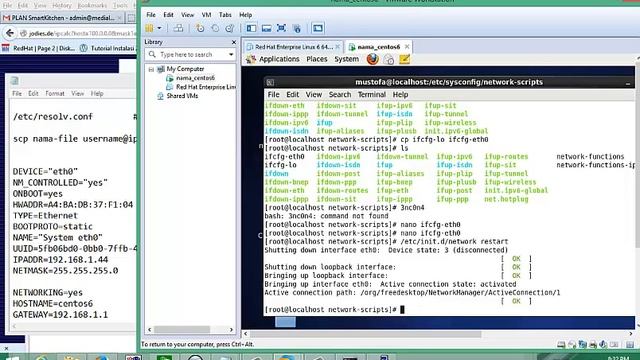 Linux Jaringan Seting IP Statik dan SCP смотреть онлайн