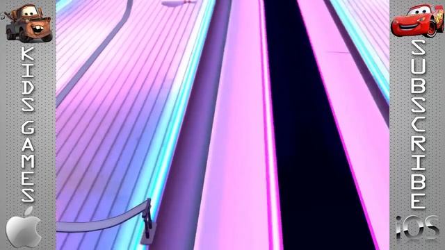 Disney Pixar Cars. Cars Daredevil Garage. NEON Lightning McQueen & Francesco Bernoulli - Neon Track смотреть онлайн