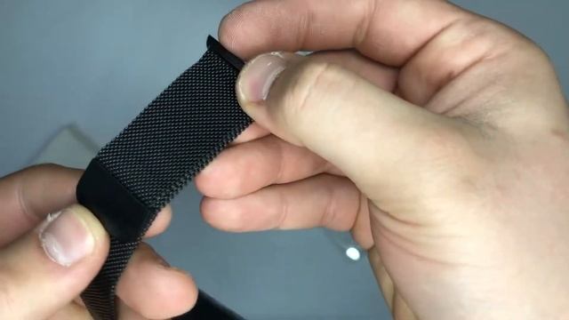 Відео огляд_ Ремінець для Apple Watch, стильний ремінець для годинника, 42мм чорний ланцюг смотреть онлайн