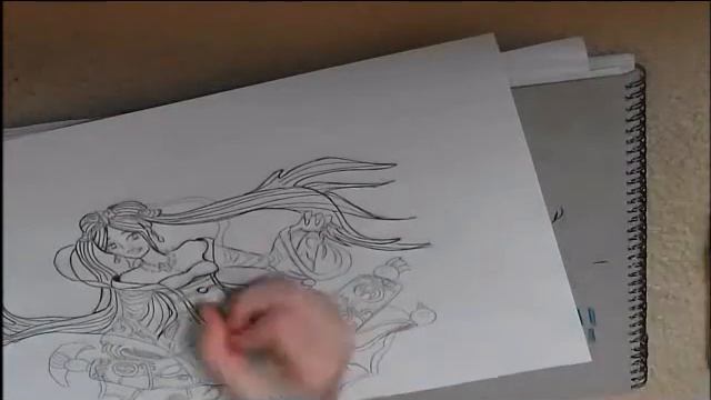Drawing Sona From League of Legends ~ Outlining смотреть онлайн