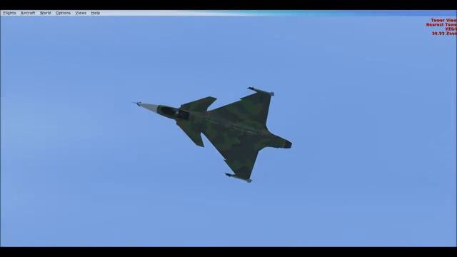SAAB JAS 39 Gripen Demo (FSX) смотреть онлайн