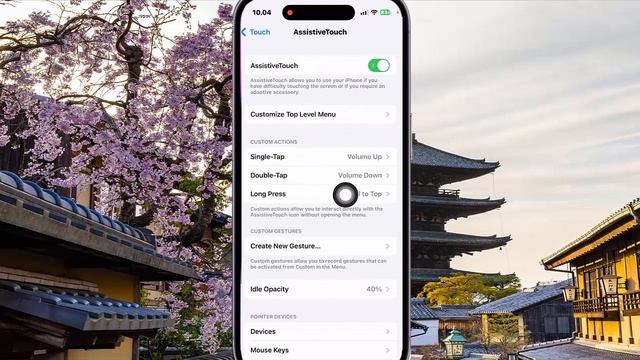 How to set Assistive Touch Long Press Action as Scroll Up in iPhone 14 Pro смотреть онлайн