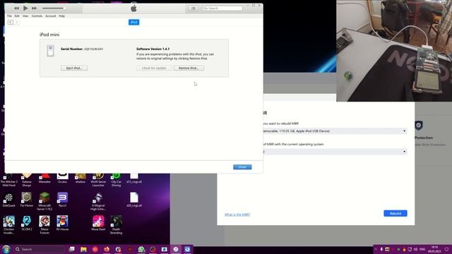 How to restore iPod after replacing old HDD with SD CARD смотреть онлайн