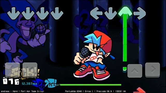 Gameplay de Friday Night funkin (Boyfrend Vs Sonic.exe) (Android) смотреть онлайн