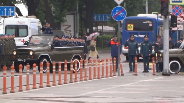 Репетиция парада победы в Краснодаре 05.05.2022 смотреть онлайн