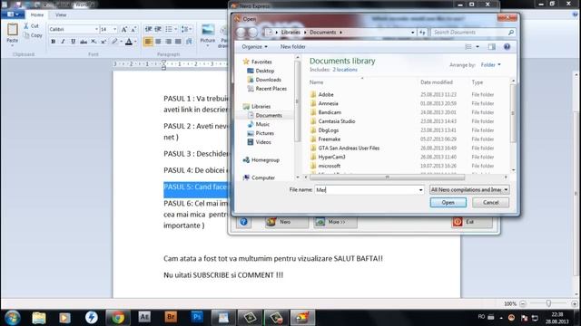 Cum se creeaza un CD-DVD Bootabil cu windows folosind Nero 6,7,8 смотреть онлайн