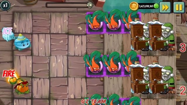Team ICE vs FIRE - Which Team Plant Will Win? - PVZ 2 Battlez смотреть онлайн