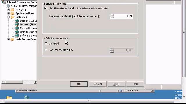 Limit connections to a website in Windows IIS смотреть онлайн