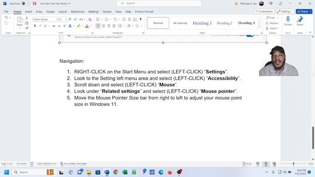 Help Your Eyes in Windows 11 By Learning to Increase your Font and Mouse Pointer Size смотреть онлайн