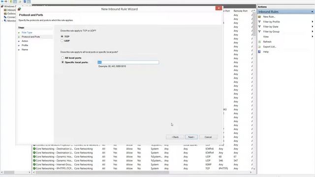 How to block port 445 etc. to disable network sharing on Windows смотреть онлайн