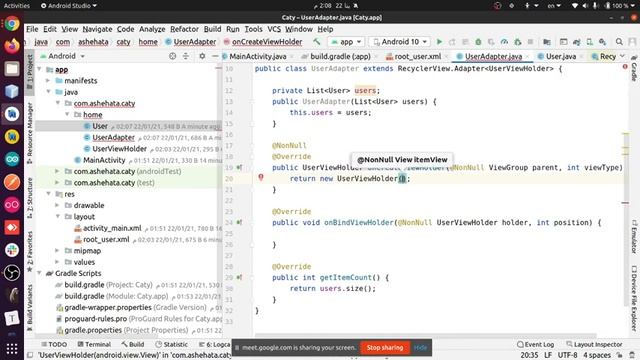 Intro to RecyclerView android смотреть онлайн