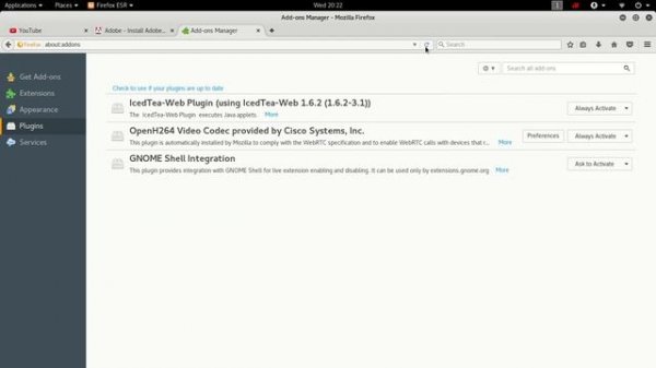 how to install adobe flash player in kali linux / ubuntu / arch linux  (liinux)