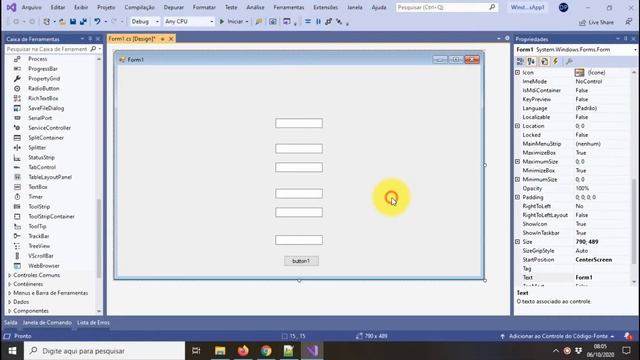 Controlando a tabulação do formulário no VB.Net e C#. Windows Form TabIndex. Visual Studio смотреть онлайн