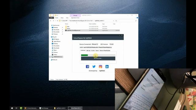 Free Untethered iCloud Bypass iOS 12.2 to 13.6.1 Working 100%, new software update. смотреть онлайн