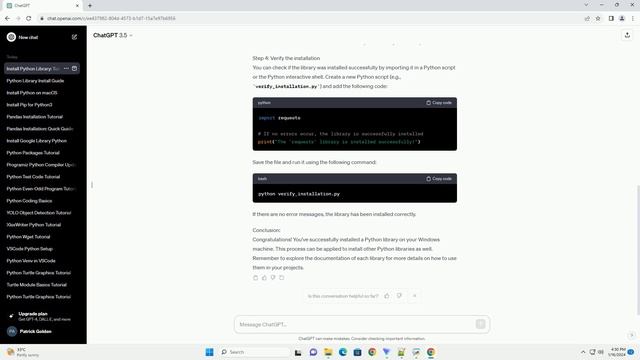 install python library on windows смотреть онлайн