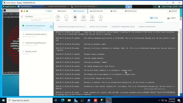 WSL2 on WS 2022 with SQL Container смотреть онлайн