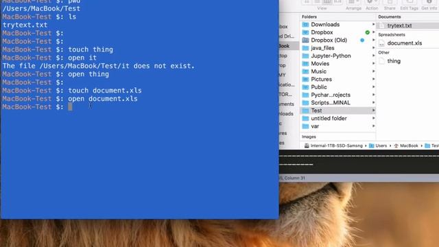 Terminal, touch command for beginners смотреть онлайн