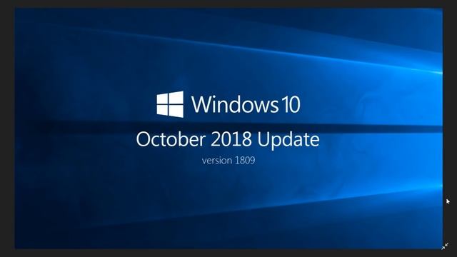 Windows 10 October 2018 update New Slow ring testing going on November launch смотреть онлайн