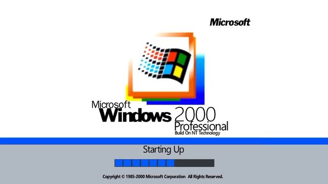 Windows 2000 Boot Screen смотреть онлайн