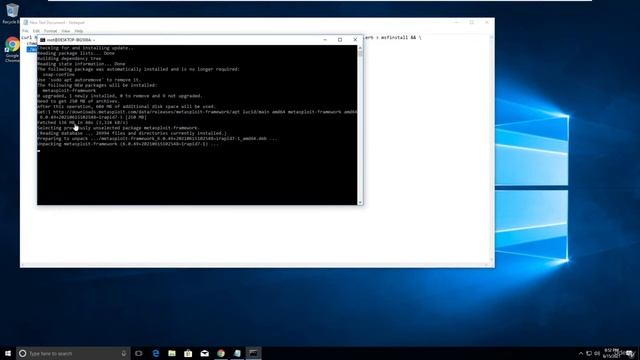 Installing Metasploit in Windows Linux смотреть онлайн