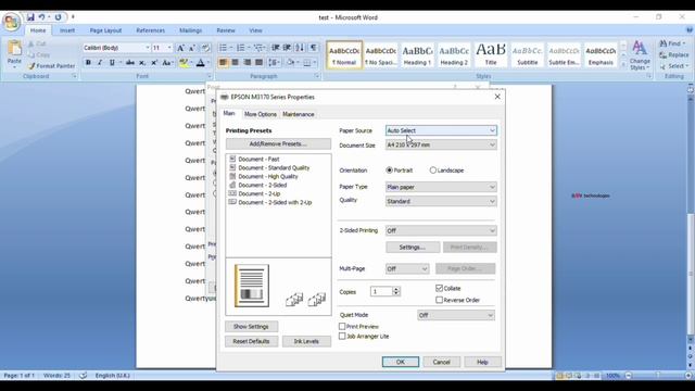 Epson M3170 Printer How To Print ll How To Print Settings / Configure To Epson M3170 lമലയാളം смотреть онлайн
