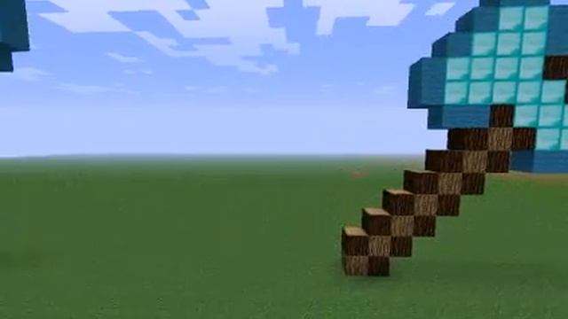 Minecraft Diamond tools pixel art!.avi смотреть онлайн