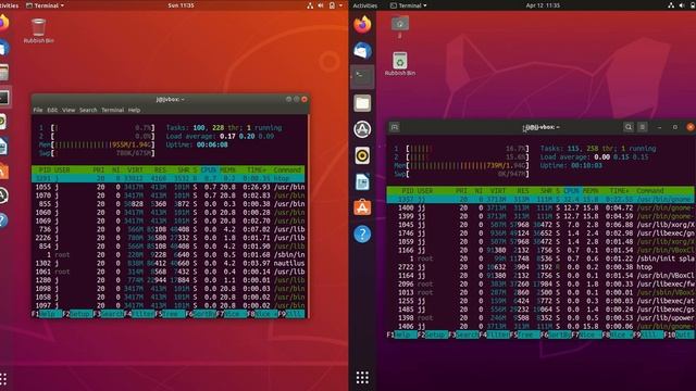 Ubuntu 18.04 LTS vs 20.04 LTS - Hardware resource comparison смотреть онлайн