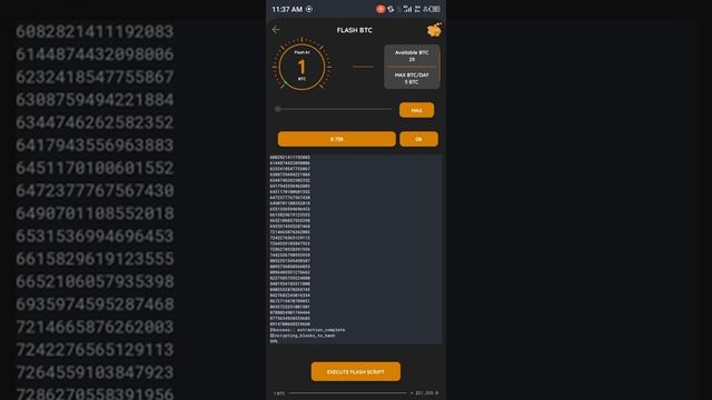 flash BTC software for Android with proof смотреть онлайн
