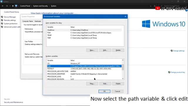 HOW TO SET PATH VARIABLE FOR AN APPLICATIONS
