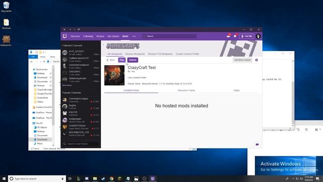 How to Setup CrazyCraft 3.0 in Twitch App (Since VoidLauncher broke CrazyCraft in their launcher) смотреть онлайн