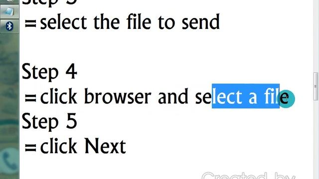 How to receive a file and send a file on bluetooth devices from your computer. смотреть онлайн