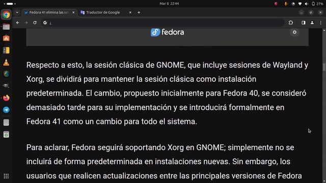 Fedora 41 elimina las sesiones de GNOME Xorg смотреть онлайн