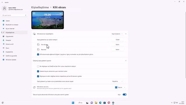 WİNDOWS 11 KİLİT EKRANI ARKA PLAN RESMİ DEĞİŞTİRME смотреть онлайн