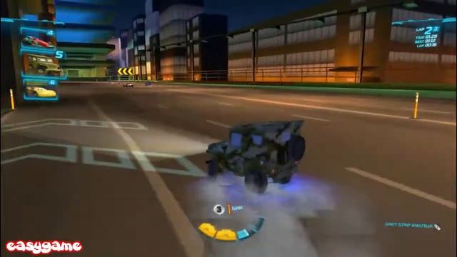 Camo Sarge race at Ginza Sprint, Cars 2 The Video Game PC Gameplay смотреть онлайн