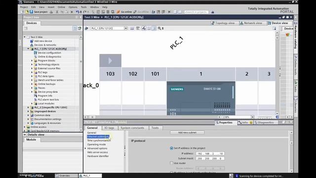 TIA Portal dasturi bilan Simatic S7 1200 kontrollerini bog'lash смотреть онлайн