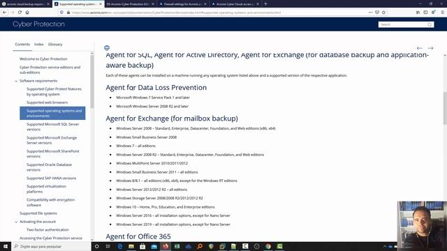 #ACRONIS - SISTEMAS OPERACIONAIS E AMBIENTES COM SUPORTE смотреть онлайн