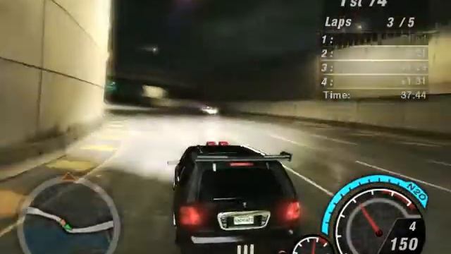 NFS Underground 2: Perfect 5 Lap Run #4 (David Mounts - Lincoln Navigator) смотреть онлайн