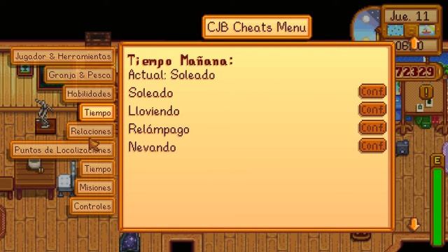 CJB Cheats Menu Traduccion al Español Stardew Valley смотреть онлайн