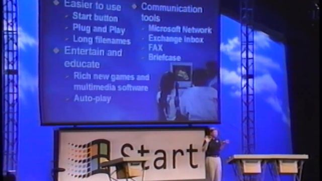 Windows 95 launch keynote full length смотреть онлайн