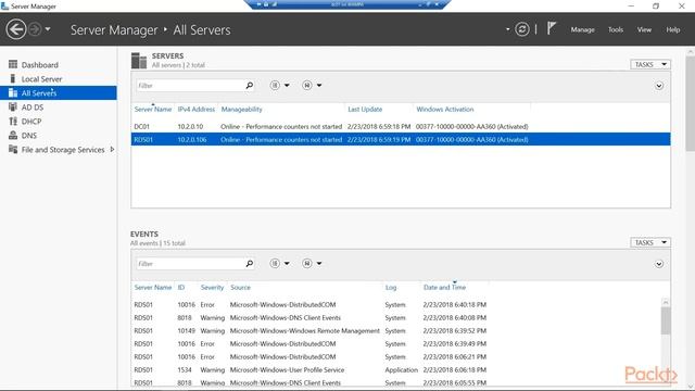 Delve into Windows Server 2016 Administration: Building and Configuring RDS Environment|packtpub.co смотреть онлайн