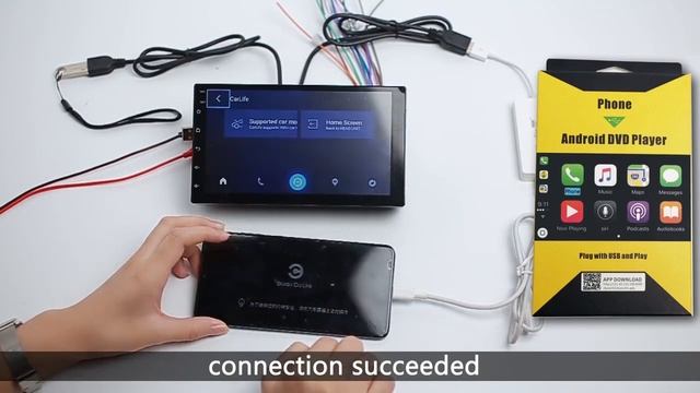 Common Android radio model carplay connection method & external carplay dongle connection method смотреть онлайн