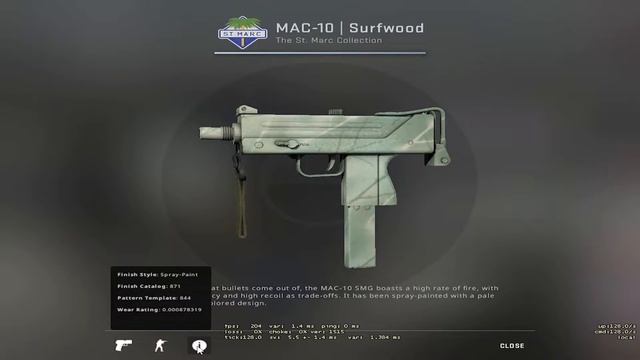 Mac 10 Surfwood FN | 0.0008 смотреть онлайн