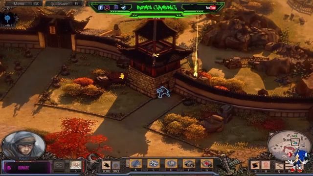 Shadow Tactics : Blades Of The Shogun Gameplay Walkthrough [Mission 5 ; Lord Yabu Estates] смотреть онлайн