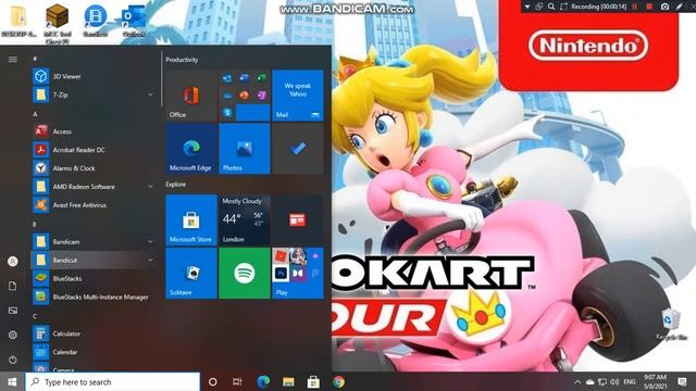 Check my Windows 10 Desktop using a background смотреть онлайн