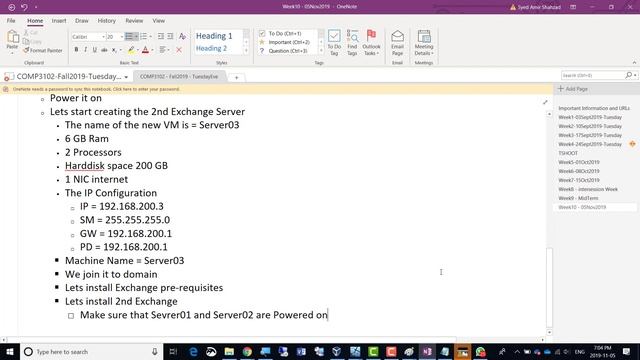 Week10 05Nov2019 Tuesday COMP3102 Rules Part 2 2ndExchangeInstallation смотреть онлайн